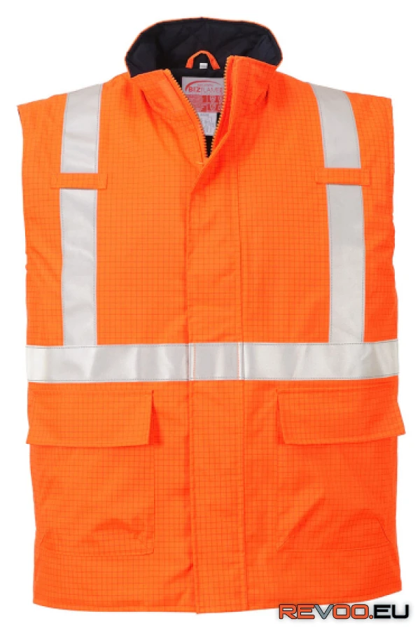 Bizflame Rain Hi-Vis antisztatikus lángálló mellény   Portwest S776