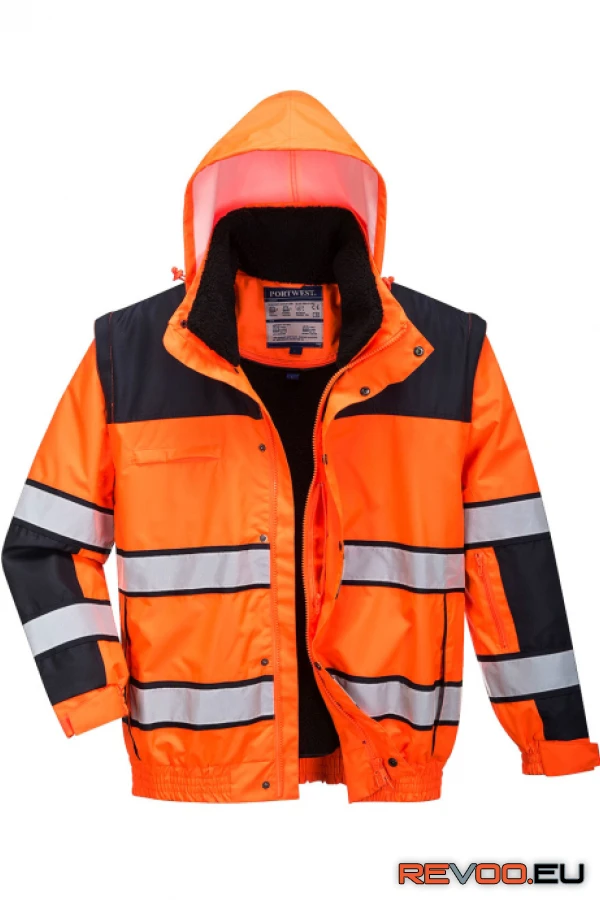 Hi-Vis Classic Bomber dzseki   Portwest C466